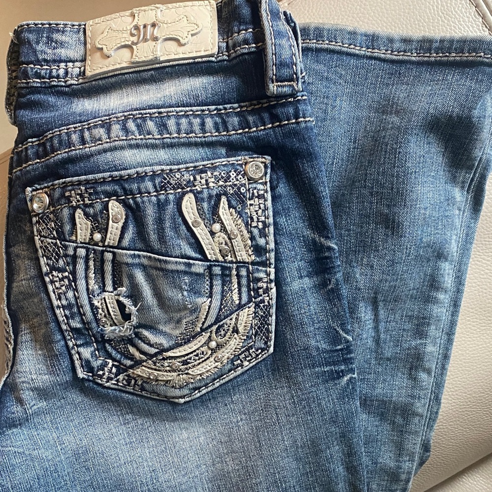 Miss Me Embellished Boot Cut Jeans 26/30.5